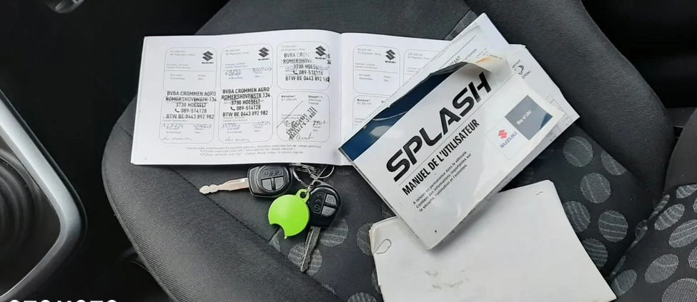 Suzuki Splash cena 11999 przebieg: 219541, rok produkcji 2010 z Mosina małe 137